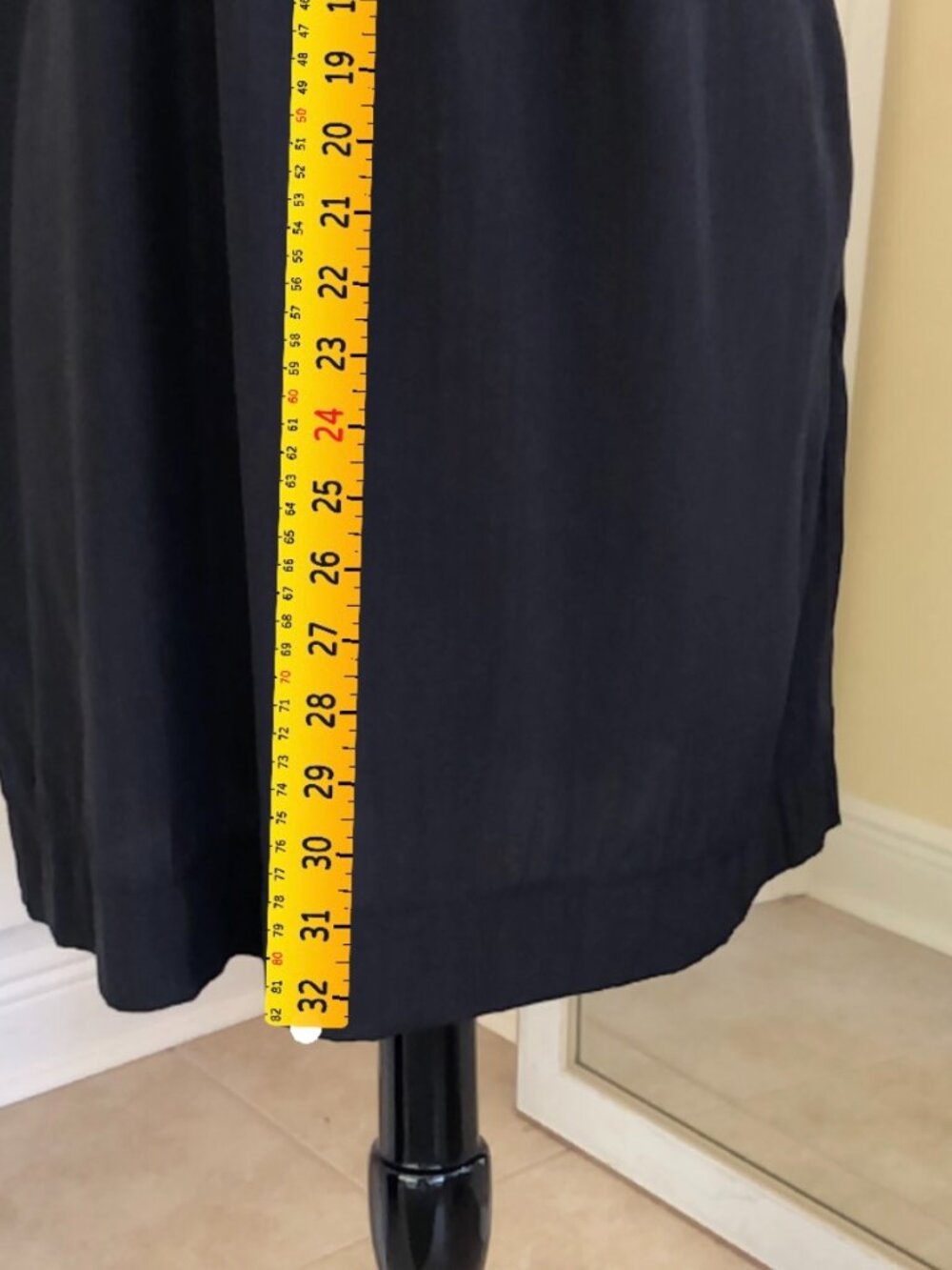 Mersea Tulum Layered Ruffle Sleeve Black Shift Dress Small Off Shoulder Neutral - Picture 9 of 9
